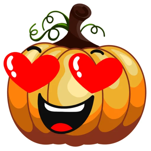 😍 Стикер «Милашка Тыква» для Telegram