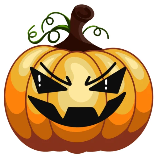 😈 Стикер «Милашка Тыква» для Telegram