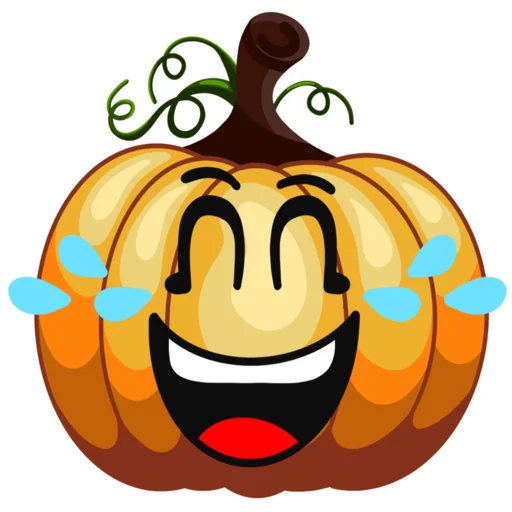 😂 Стикер «Милашка Тыква» для Telegram