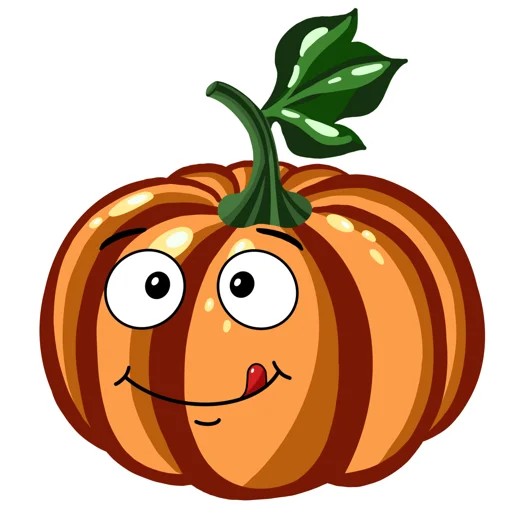 😋 Стикер «Тыква Милаха» для Telegram