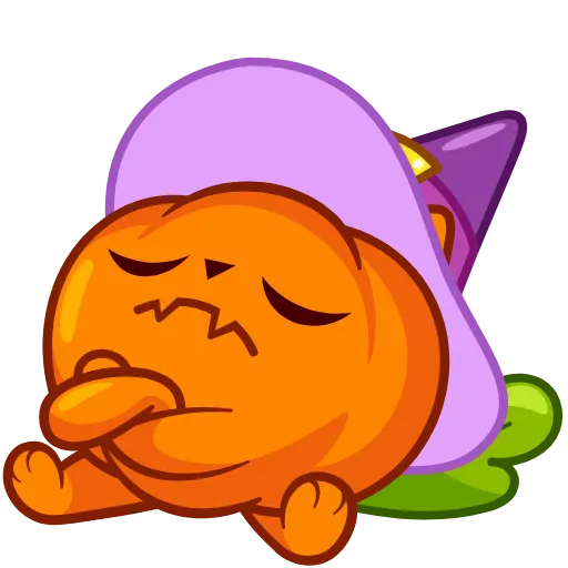 🙄 Стикер «Pumpkin Cat» для Telegram