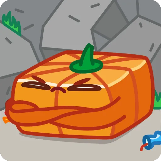 😒 Стикер «Pumpkin Cube» для Telegram