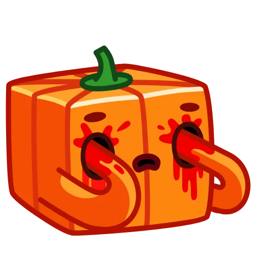 🤦 Стикер «Pumpkin Cube» для Telegram