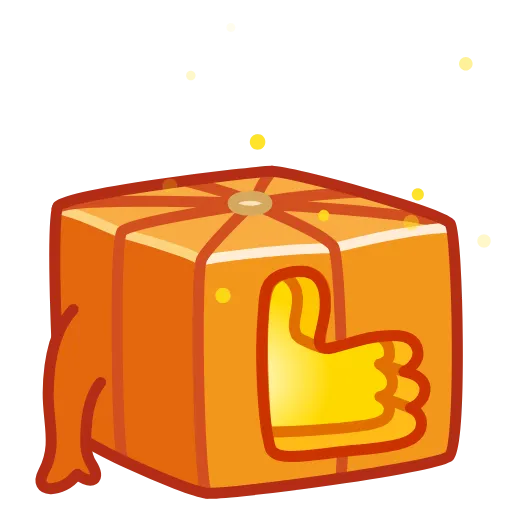 👍 Стикер «Pumpkin Cube» для Telegram