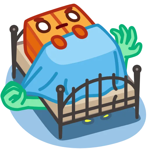 😴 Стикер «Pumpkin Cube» для Telegram