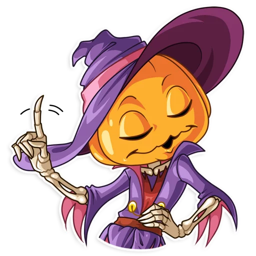☝️ Стикер «Jack Pumpkinhead» для Telegram