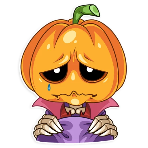 😢 Стикер «Jack Pumpkinhead» для Telegram