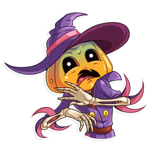 😨 Стикер «Jack Pumpkinhead» для Telegram
