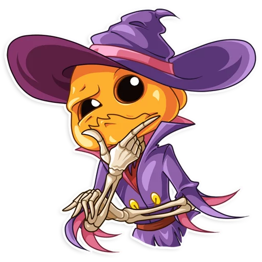 🤔 Стикер «Jack Pumpkinhead» для Telegram