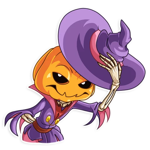 👋 Стикер «Jack Pumpkinhead» для Telegram