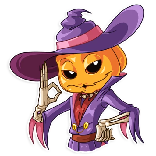 👌 Стикер «Jack Pumpkinhead» для Telegram