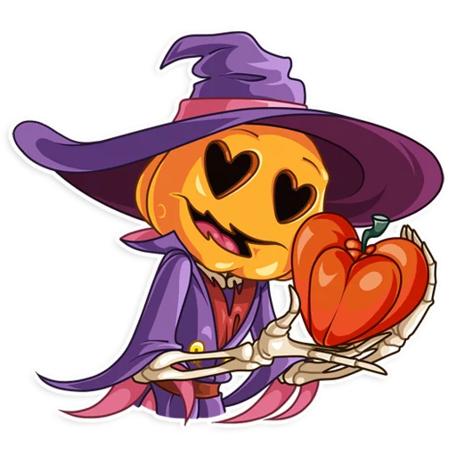😍 Стикер «Jack Pumpkinhead» для Telegram