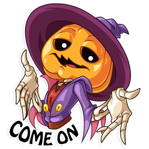 🤗 Стикер «Jack Pumpkinhead» для Telegram