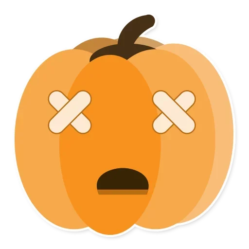 😲 Стикер «Pumpkin Pump» для Telegram