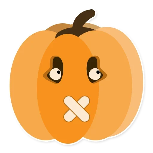 😵 Стикер «Pumpkin Pump» для Telegram