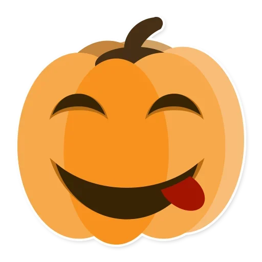 😲 Стикер «Pumpkin Pump» для Telegram
