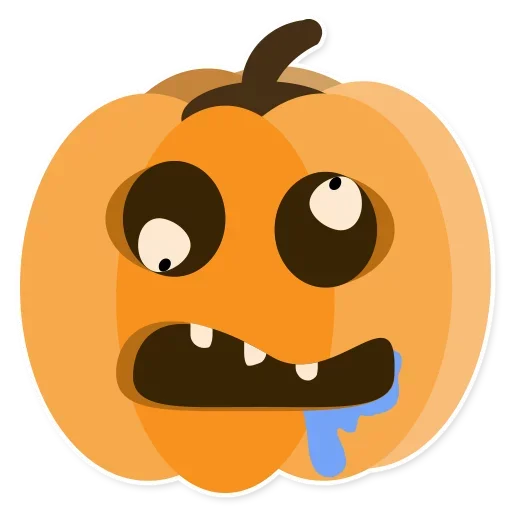 😵 Стикер «Pumpkin Pump» для Telegram