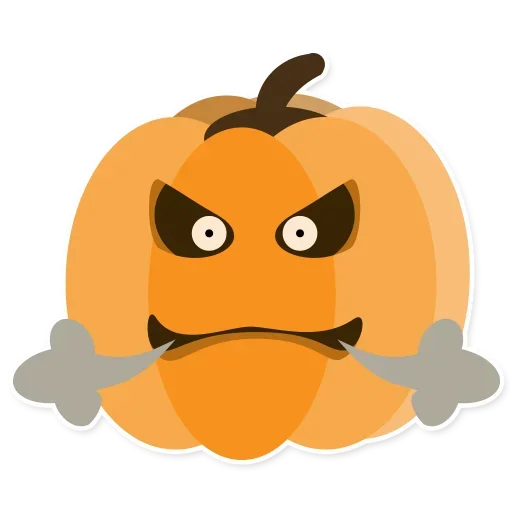 😮 Стикер «Pumpkin Pump» для Telegram