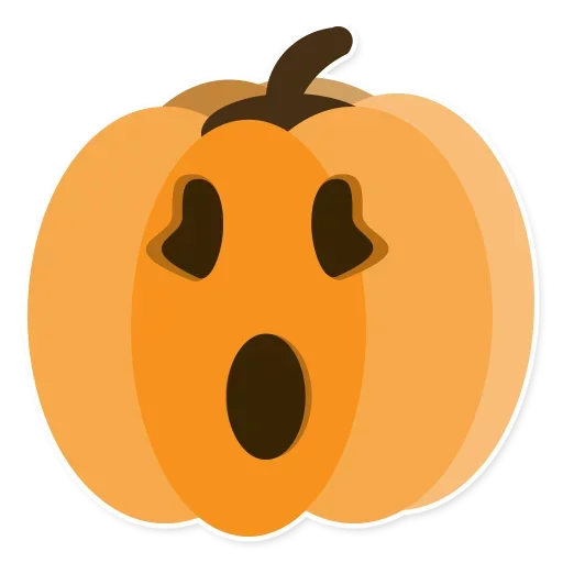 😮 Стикер «Pumpkin Pump» для Telegram
