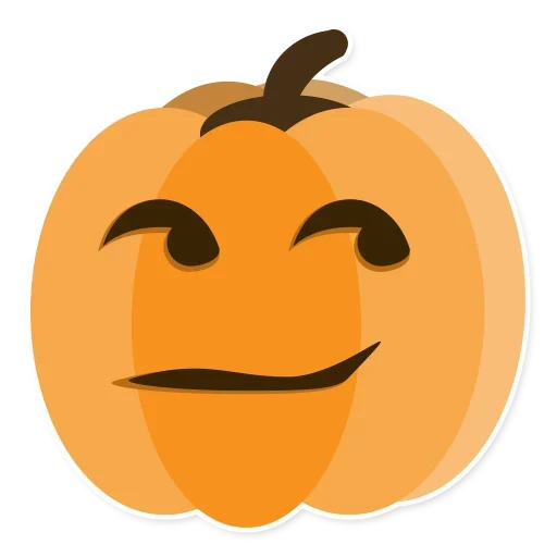 🙄 Стикер «Pumpkin Pump» для Telegram