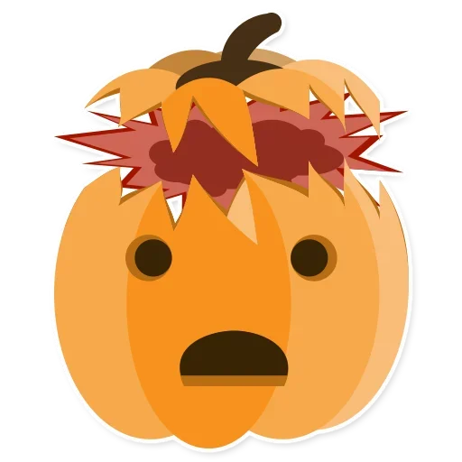 😬 Стикер «Pumpkin Pump» для Telegram