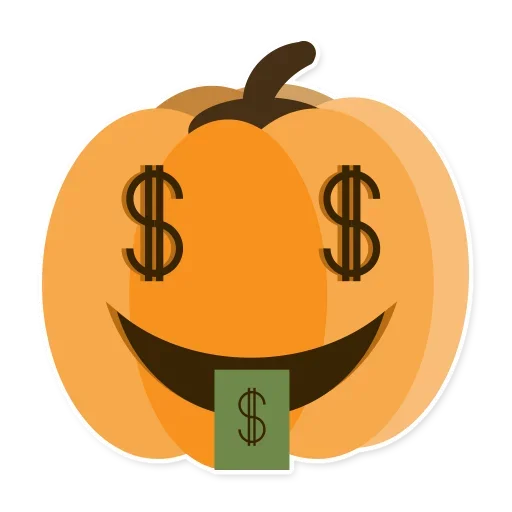 😮 Стикер «Pumpkin Pump» для Telegram