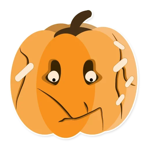 😰 Стикер «Pumpkin Pump» для Telegram
