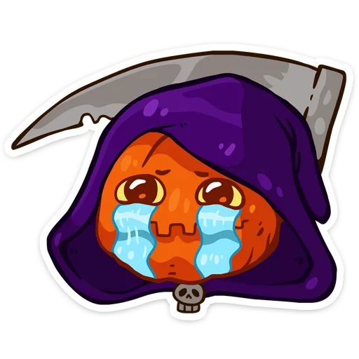 😧 Стикер «Pumpkin ween» для Telegram