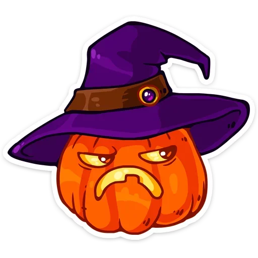 😧 Стикер «Pumpkin ween» для Telegram