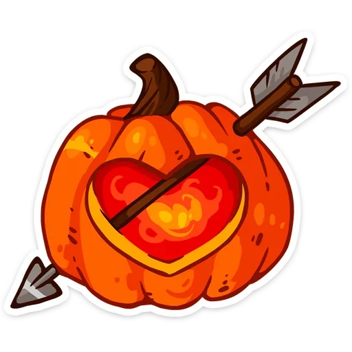 😐 Стикер «Pumpkin ween» для Telegram