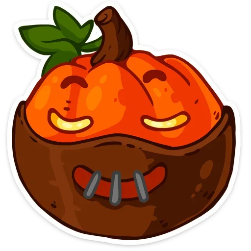 😮 Стикер «Pumpkin ween» для Telegram