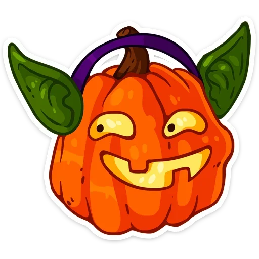 😮 Стикер «Pumpkin ween» для Telegram