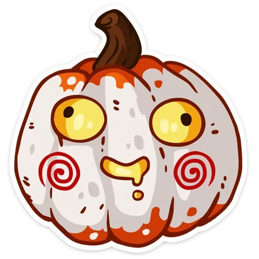😮 Стикер «Pumpkin ween» для Telegram