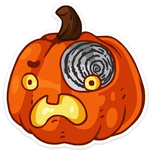 😧 Стикер «Pumpkin ween» для Telegram
