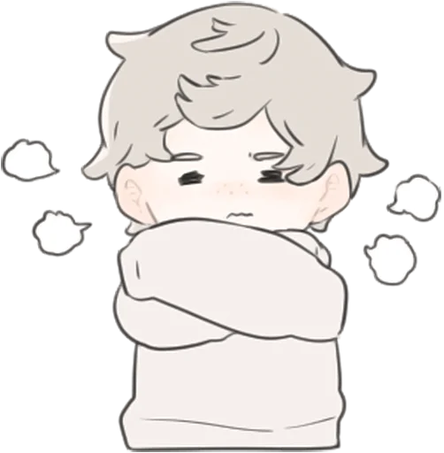 😤 Стикер «a boy, who like stuffed animals» для Telegram