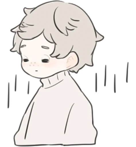 😑 Стикер «a boy, who like stuffed animals» для Telegram