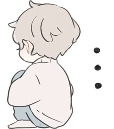 😒 Стикер «a boy, who like stuffed animals» для Telegram