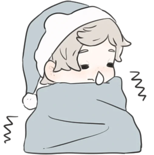 😪 Стикер «a boy, who like stuffed animals» для Telegram