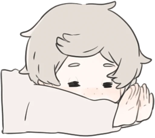 🤲 Стикер «a boy, who like stuffed animals» для Telegram