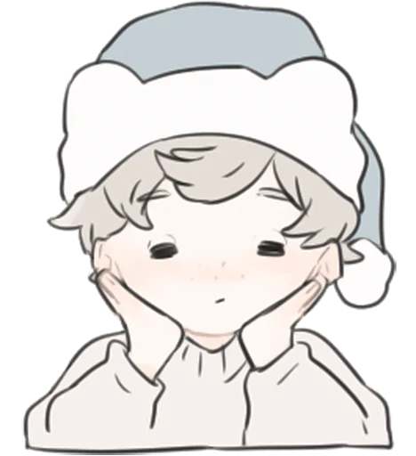 😪 Стикер «a boy, who like stuffed animals» для Telegram