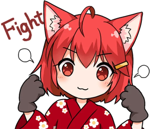 ✊ Стикер «Ai Miyama Daily conversation 2» для Telegram