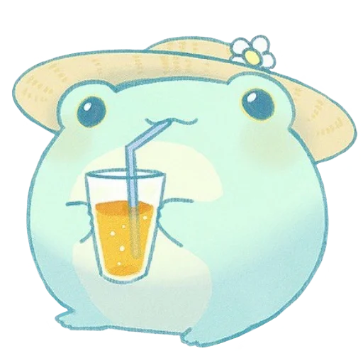 🍹 Стикер «a y u •» для Telegram