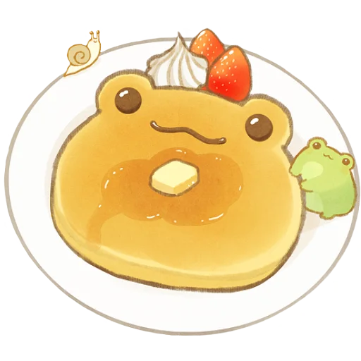 🥞 Стикер «a y u •» для Telegram