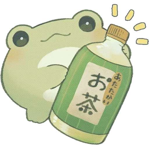 🍵 Стикер «a y u •» для Telegram
