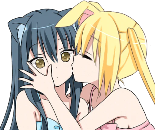 😚 Стикер «Girls Love Story 4 •» для Telegram