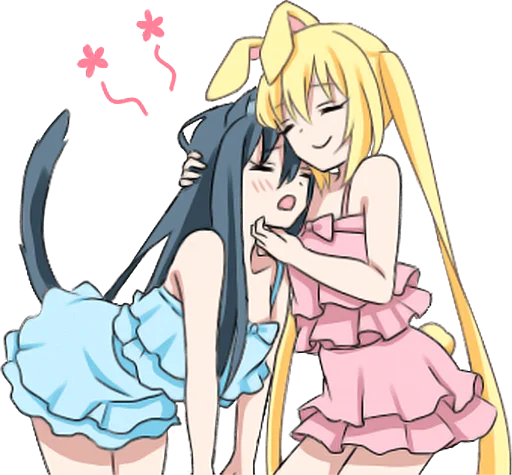🤗 Стикер «Girls Love Story 4 •» для Telegram