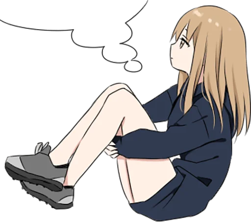 😐 Стикер «hoodiegirl(cool)» для Telegram