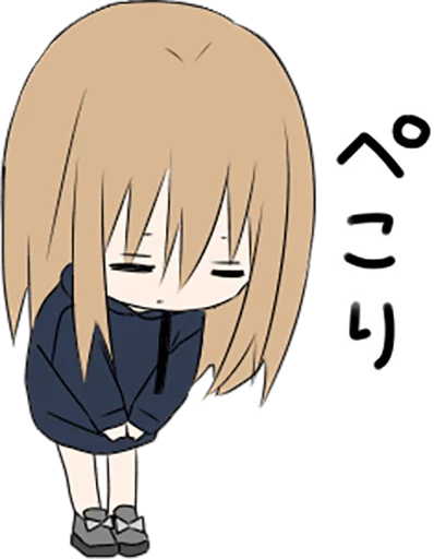 🙇‍♀️ Стикер «hoodiegirl(cool)» для Telegram