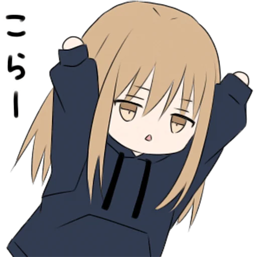 😑 Стикер «hoodiegirl(cool)» для Telegram