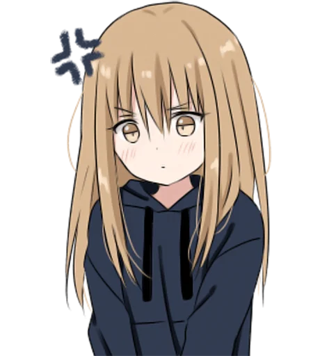 😤 Стикер «hoodiegirl(cool)» для Telegram